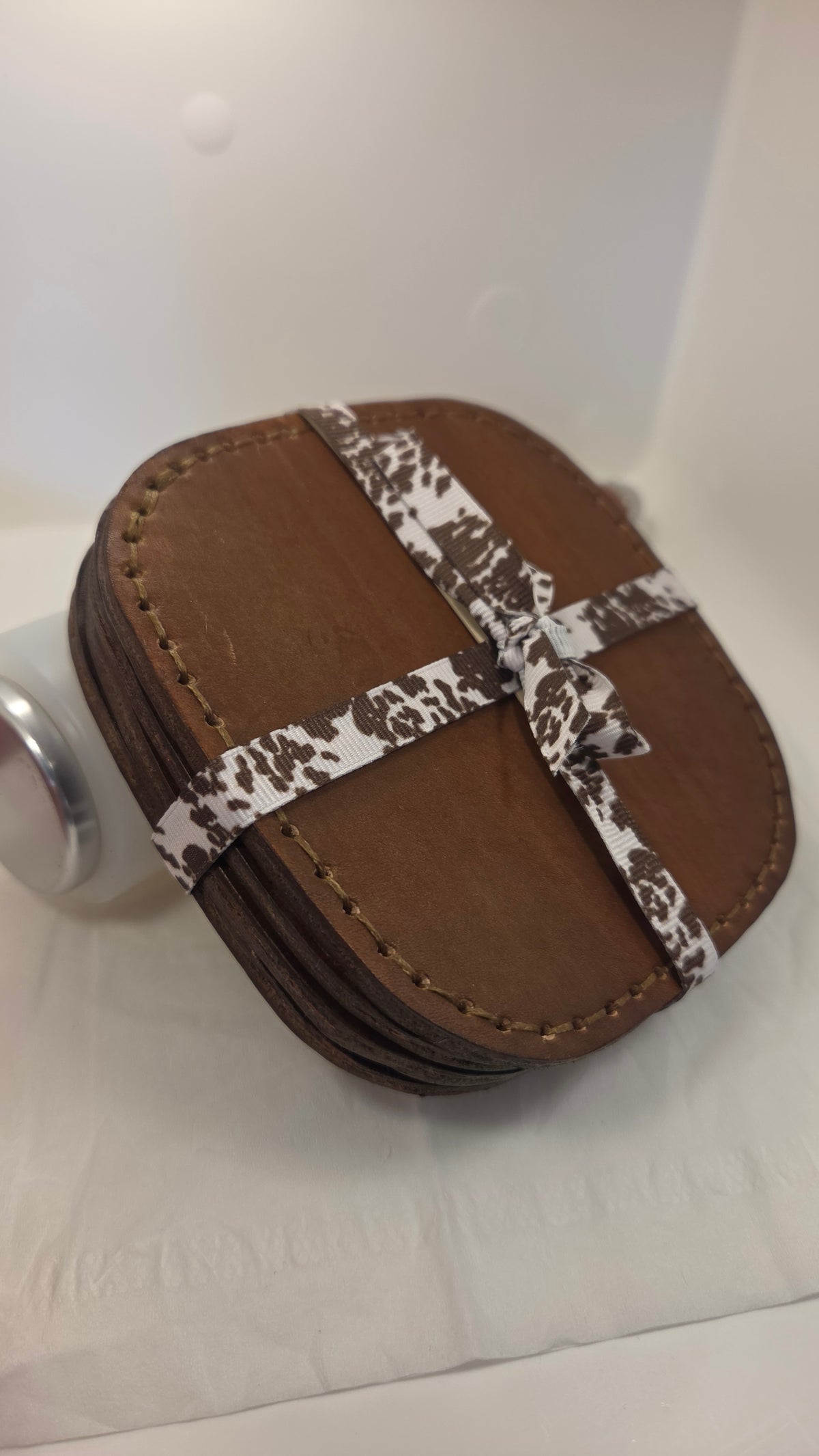 Leather Coasters - 4 pack