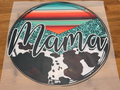 DTF Print - Cowhide Mama