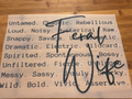 DTF Print - Feral Wife