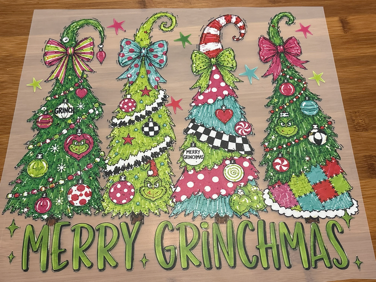 DTF Print - QuadTreeGrinchmas