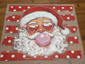 DTF Print - Bubblegum Santa