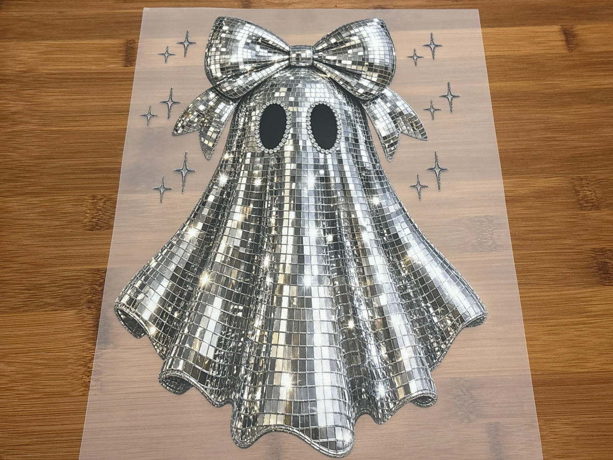 DTF Print - Disco Ghost