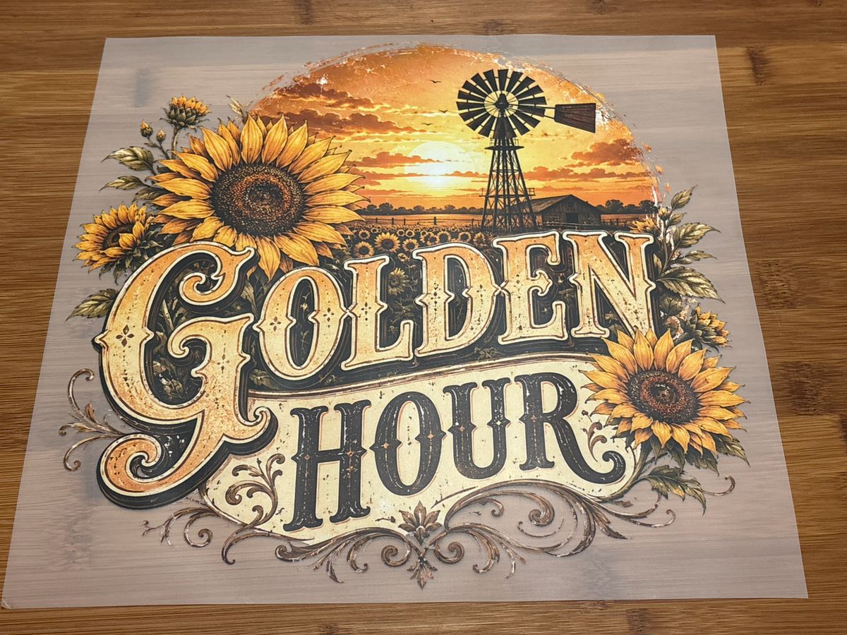 DTF Print - Golden Hour