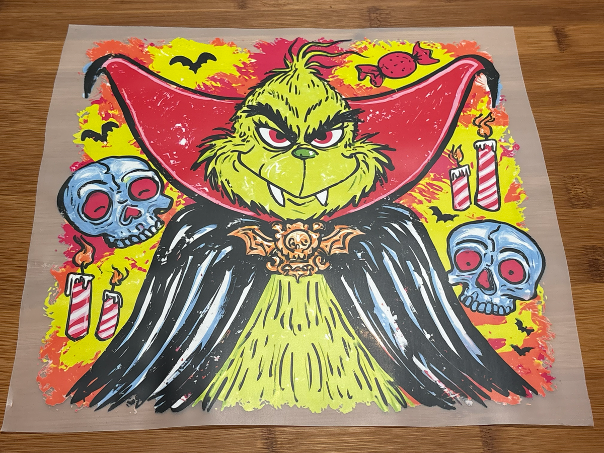 DTF Print - Grinch Vampire