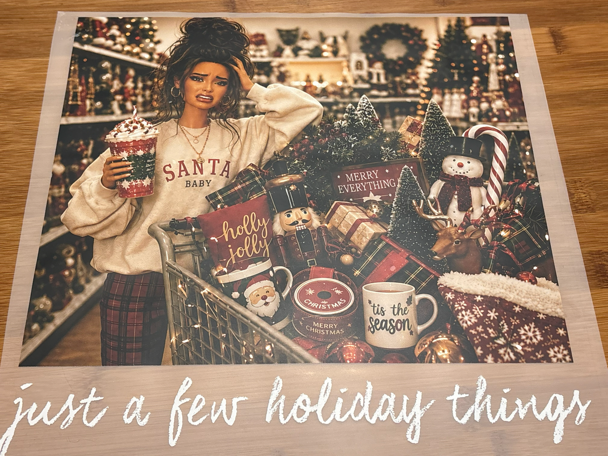 DTF Print - Holiday Barbie