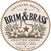 A circular vintage-style logo or label reading “Southern Roots” and “Brim & Brass,” with a Texas-shaped state outline, star, lilies, and the text “Crafted Goods,” “T-Shirts • Hats • Tumblers & More,” and “Family Owned.”.