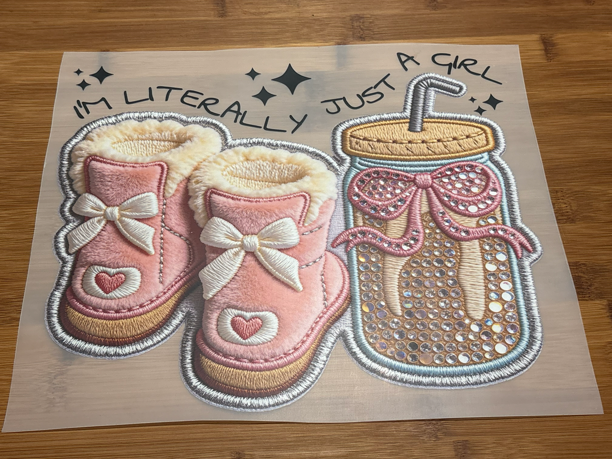 DTF Print - Just a Girl