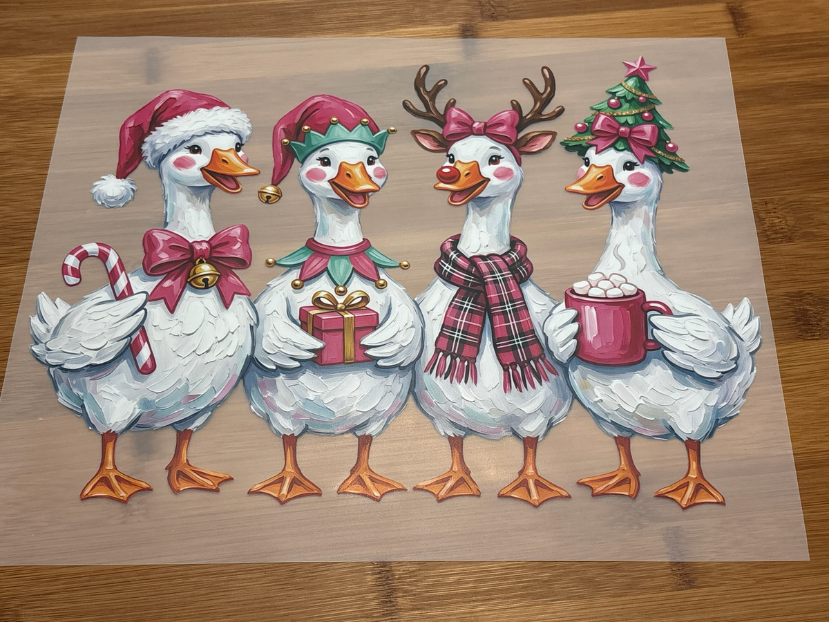 DTF Print - Reindeer Geese