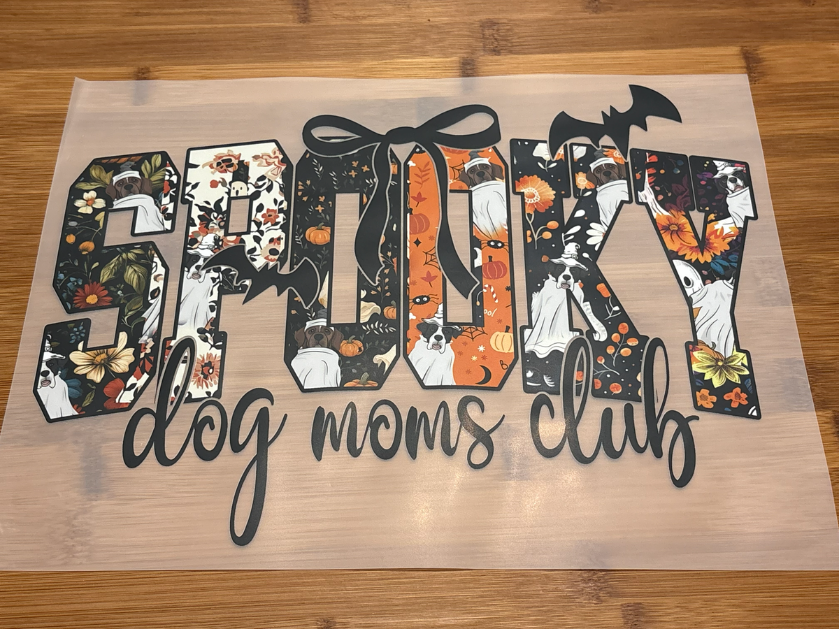 DTF Print - Spooky Dog Mom